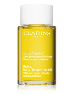 Clarins Tonic Body Treatment Oil, 100 ml - Olio corpo rilassante con estratti vegetali