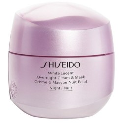 Shiseido White Lucent Overnight Cream & Mask, 75 ml - Crema e Maschera Notte viso donna