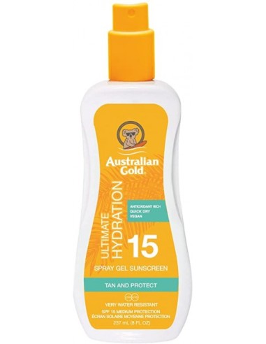 Australian Gold SPF 15 Spray 237 ml - Spray solare viso e corpo
