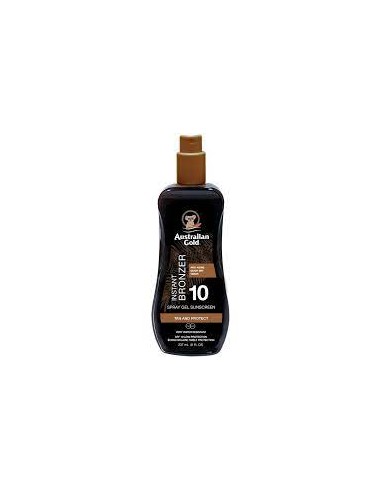 Australian Gold  Instant Brozer SPF 10 Spray 237 ml - Spray solare viso e corpo