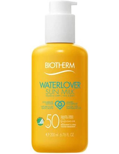 Biotherm Waterlover Sun Mist, Latte abbronzante waterproof  SPF 50, 200 ml - Latte solare alta protezione