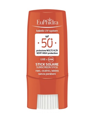 Euphidra kaleido uvsys stick solare viso protettivo spf 50+ 8 ml