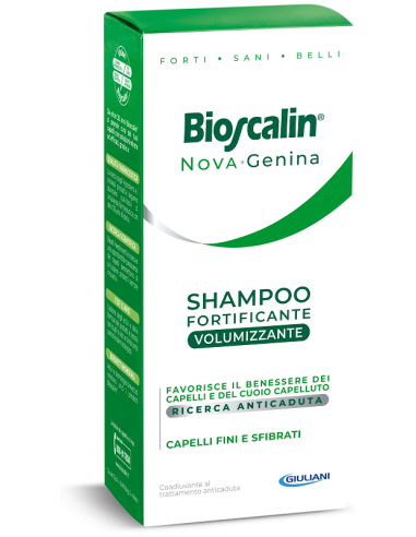 Bioscalin nova genina shampoo fortificante volumizzante 200 ml