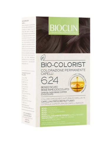 Bioclin bio colorist 6,24 biondo scuro beige rame