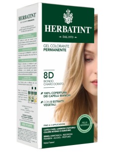 Herbatint 8d biondo chiaro dorato 150 ml