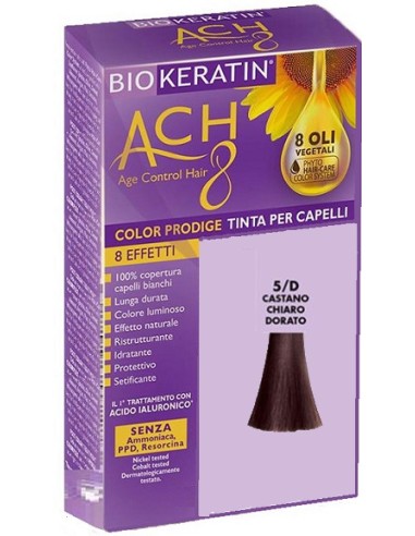 Biokeratin ach8 color prodige 5/d castano chiaro dorato