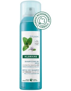 Klorane shampoo secco menta 150 ml