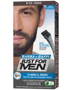 Just for men barba & baffi m55 nero 51 g