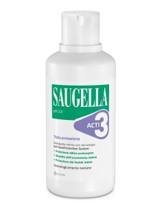 Saugella acti3 tripla protezione detergente intimo 500 ml