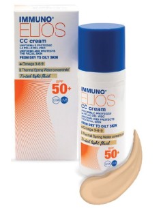 Immuno elios cc cream spf50 tinted light 40 ml