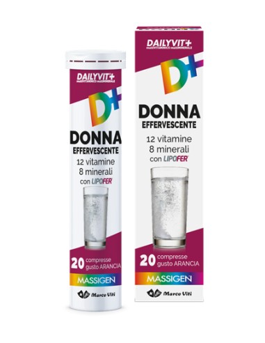Dailyvit multivitaminico e multiminerale donna effervescente 20 compresse