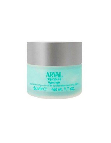 Arval Aquapure Hydra Light - Crema Idratante per Pelli Miste e Grasse 50 ml