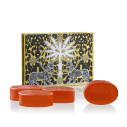 Ortigia Ambra Nera soap 4 X 40 Glycerine