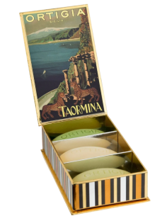 Ortigia Soap Box Taormina 3 X 40 Olive