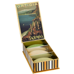Ortigia Soap Box Taormina 3 X 40 Olive