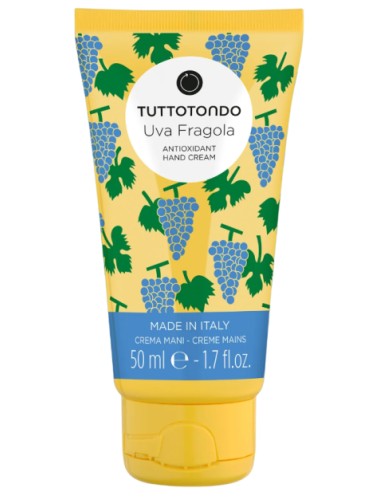 Tuttotondo Uva Fragola Antioxidant Hand Cream Crema Mani Lenitiva 50 ml