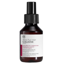 Collistar Attivi Puri Hair Olio Phyto-Cheratina Ristrutturante Nutriente Per Capelli Danneggiati E Sfibrati 100 ml