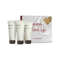 Ahava Cofanetto It's Your Time Crema Mani 100ml + Crema Corpo 100ml + Gel Doccia 100ml - 3Pz