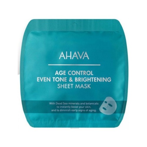 Ahava Age Control Even Tone & Brightening - Maschera In Tessuto Illuminante - 17 Gr