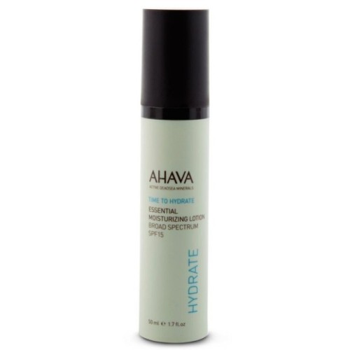 Ahava Time To Hydrate Essential Moisturizer Lotion Broad Spectrum Spf15 50ml
