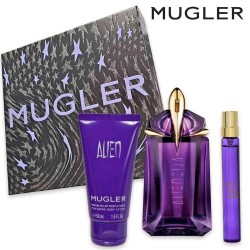 Confezione Mugler Alien eau de Parfum 60 ricaric. + body lotion 50 ml + fiala da viaggio di profumo da 10 ml