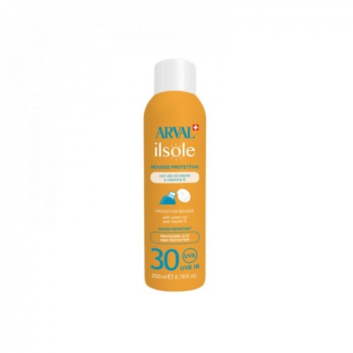 Arval Ilsole Mousse Protettiva SPF15 200ml Viso e corpo