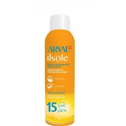 Arval Ilsole Spray Trasparente Protettivo Spf 15 200 ml Solare corpo
