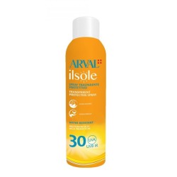 Arval Ilsole Spray Trasparente Protettivo Spf 30, 200 ml Solare corpo