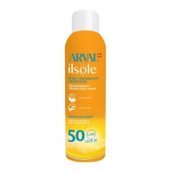 Arval Ilsole Spray Trasparente Protettivo Spf 50, 200 ml Solare corpo