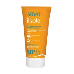 Arval Ilsole Crema protettiva antirughe viso SPF50 50ml - Alta protezione viso
