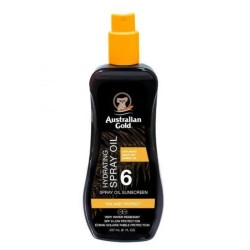 Australian Gold Spray Oil Carrot Sunscreen SPF Olio solare viso  corpo