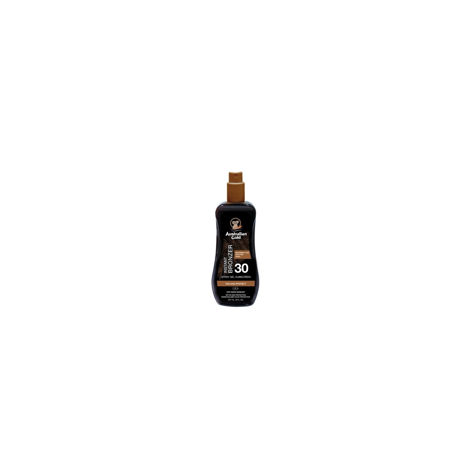 Australian Gold Instant Brozer SPF Spray solare viso e corpo