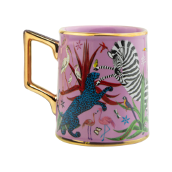 Ortigia Tazza Jungle Rosa