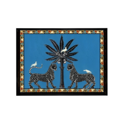 Ortigia Vassoio Mosaico Blu