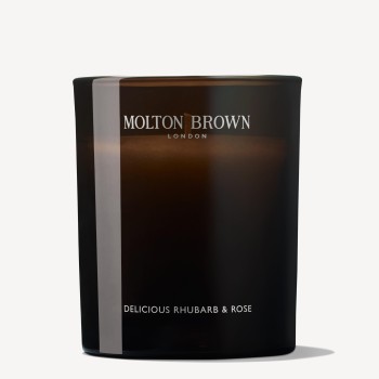 Molton Brown Rhubarb Rose Candela ad uno stoppino - Profumatore ambiente
