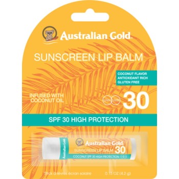 Australian Gold Sunscreen Lip Balm Stick Spf30 - Protezione Solare Labbra Stick