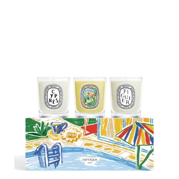 Diptyque Cofanetto Set Candele 3x70 gr - Citronelle+Cyprès+Figuier
