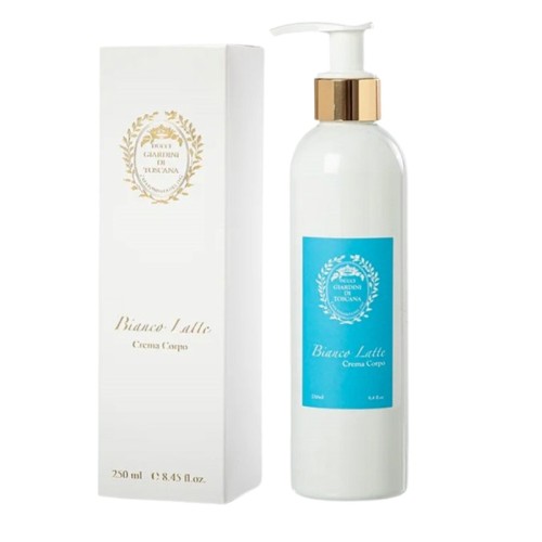 Giardini Di Toscana Bianco Latte Crema Corpo 250 ml - Crema Corpo Idratante e Profumata