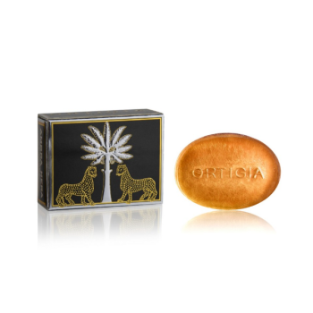 Ortigia Ambra Nera Soap 40 Gr Glycerine -Saponetta in Scatola alla Glicerina