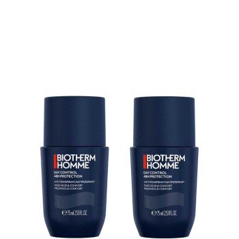 Biotherm Uomo Day Control Deo Roll-On 48H Duopack 75 ml -Confezione Deodoranti Roll-On