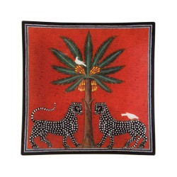Ortigia Piatto Mosaico 25X25 Red 2234
