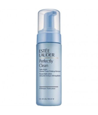 Estee Lauder Perfectly Clean Triple-Action Cleanser/Toner/Makeup Remover 150 ml - Detergente Tonico e Struccante 3 in 1 Donna 