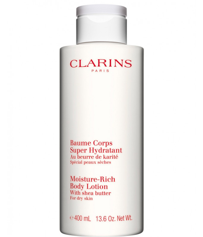 Clarins Baume Corps Super-Hydratant 400 ml-  balsamo corpo per pelli secche