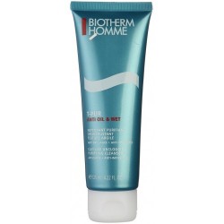 Detergente Biotherm T-Pur Nettoyant 125 ml lozione detergente viso uomo - Trattamento viso