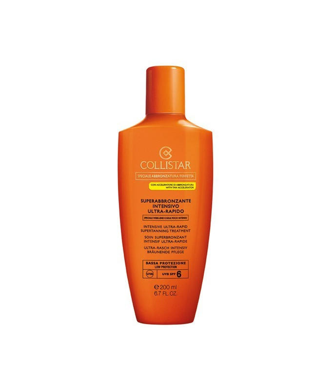 Solare Collistar Superabbronzante Intensivo Ultra-Rapido "Speciale Week-End" Bassa SPF 6 - 200 ml - Protezione corpo