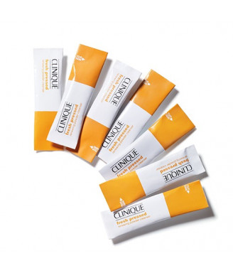 Clinique Linea Fresh Pressed Detergente viso in polvere alla vitamina C- 28 giorni (28x0,5 gr) , Viso donna