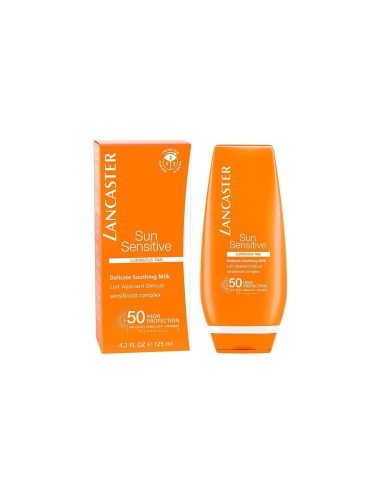 Solare Lancaster Sun Sensitive Delicate Softening milk, SPF 30 125 ml - Delicato lenitivo latte corpo unisex