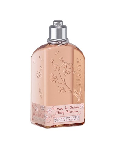 L'Occitane Mousse Douceur Fleurs de Cerisier, Gel doccia, 250 ml - Detergente corpo donna