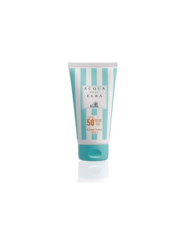 Solare Acqua dell' Elba, Crema Solare Viso SPF 50,  75 ml - Solare alta protezione viso unisex