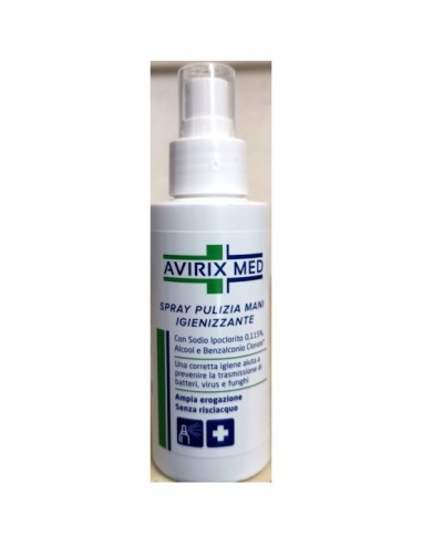  Igienizzante mani AVIRIX MED,  75 ml spray - uso frequente